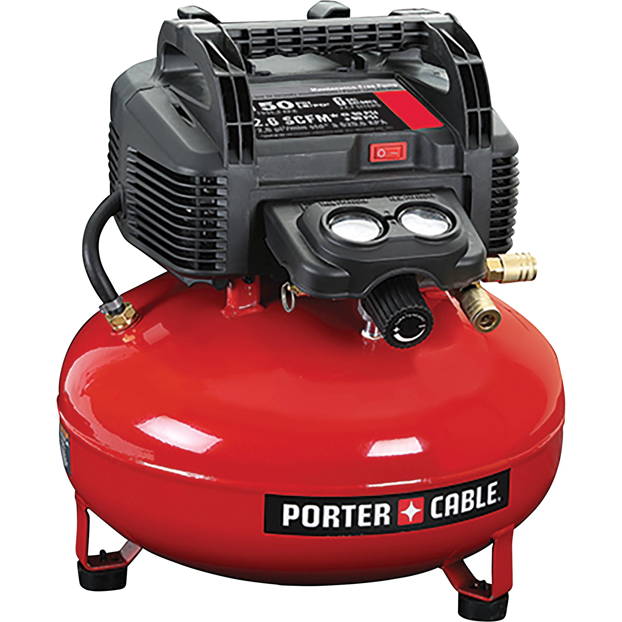 Porter Cable Reconditioned Pancake Air Compressor — 6-Gallon, Model# C2002R